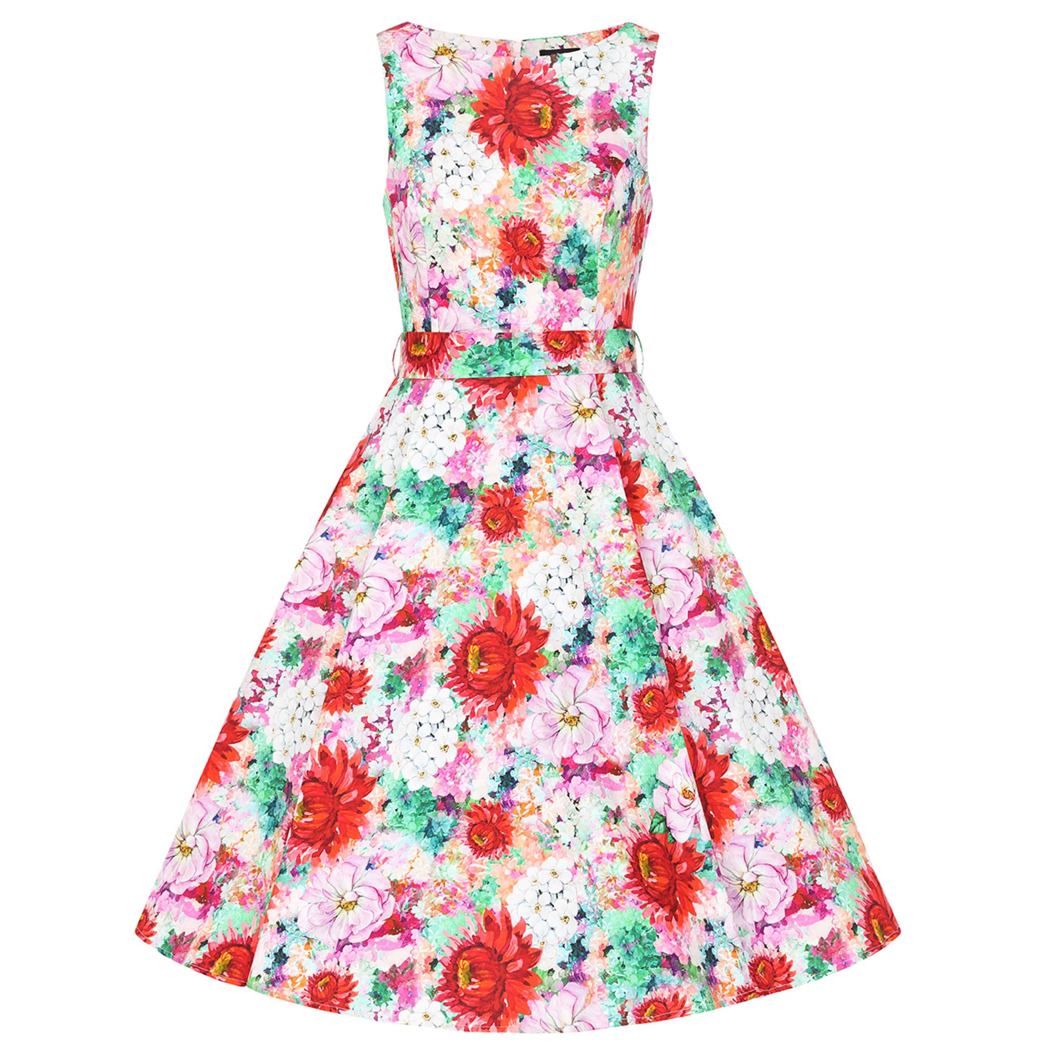 Kellohelmamekko, Casey Floral Swing Dress