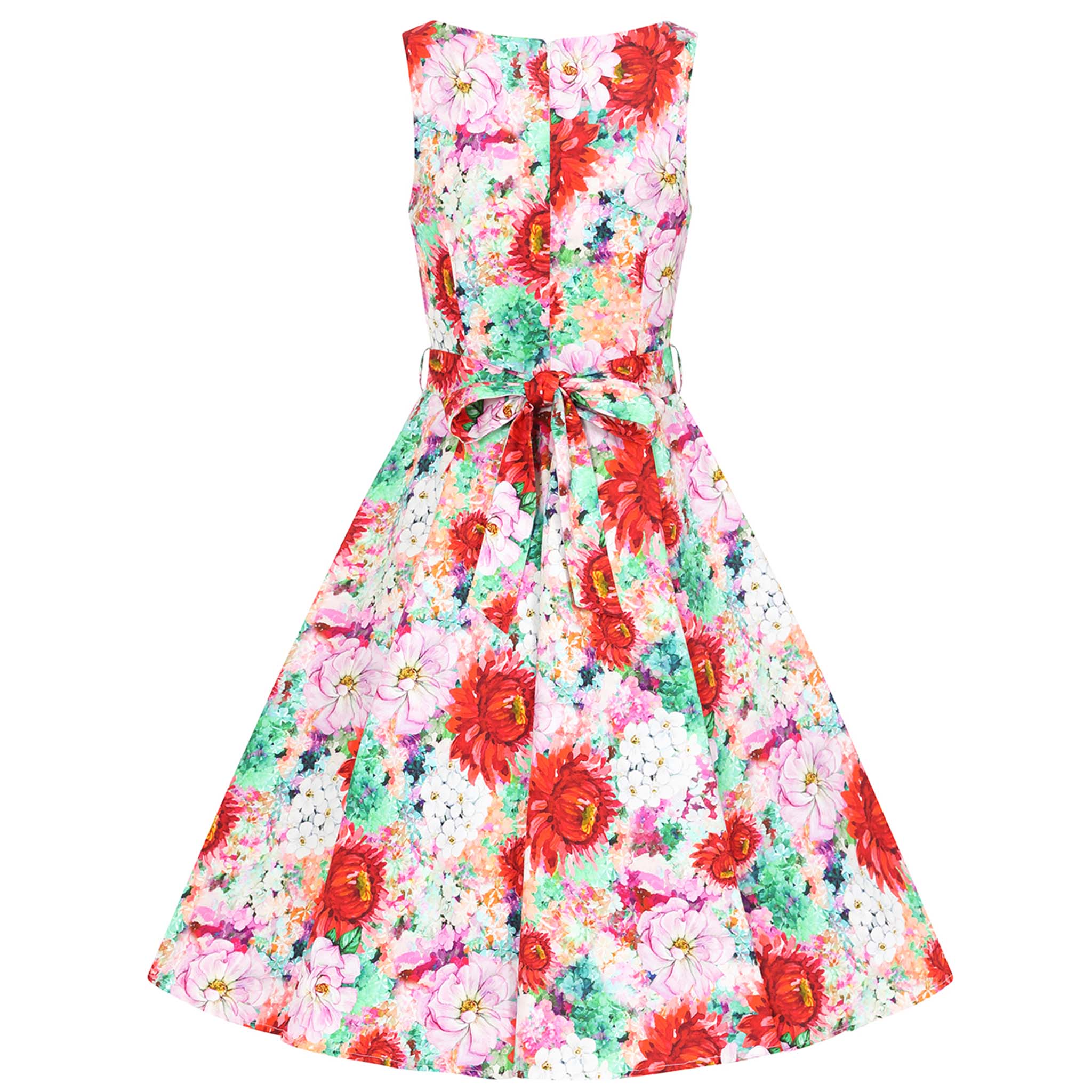 Kellohelmamekko, Casey Floral Swing Dress