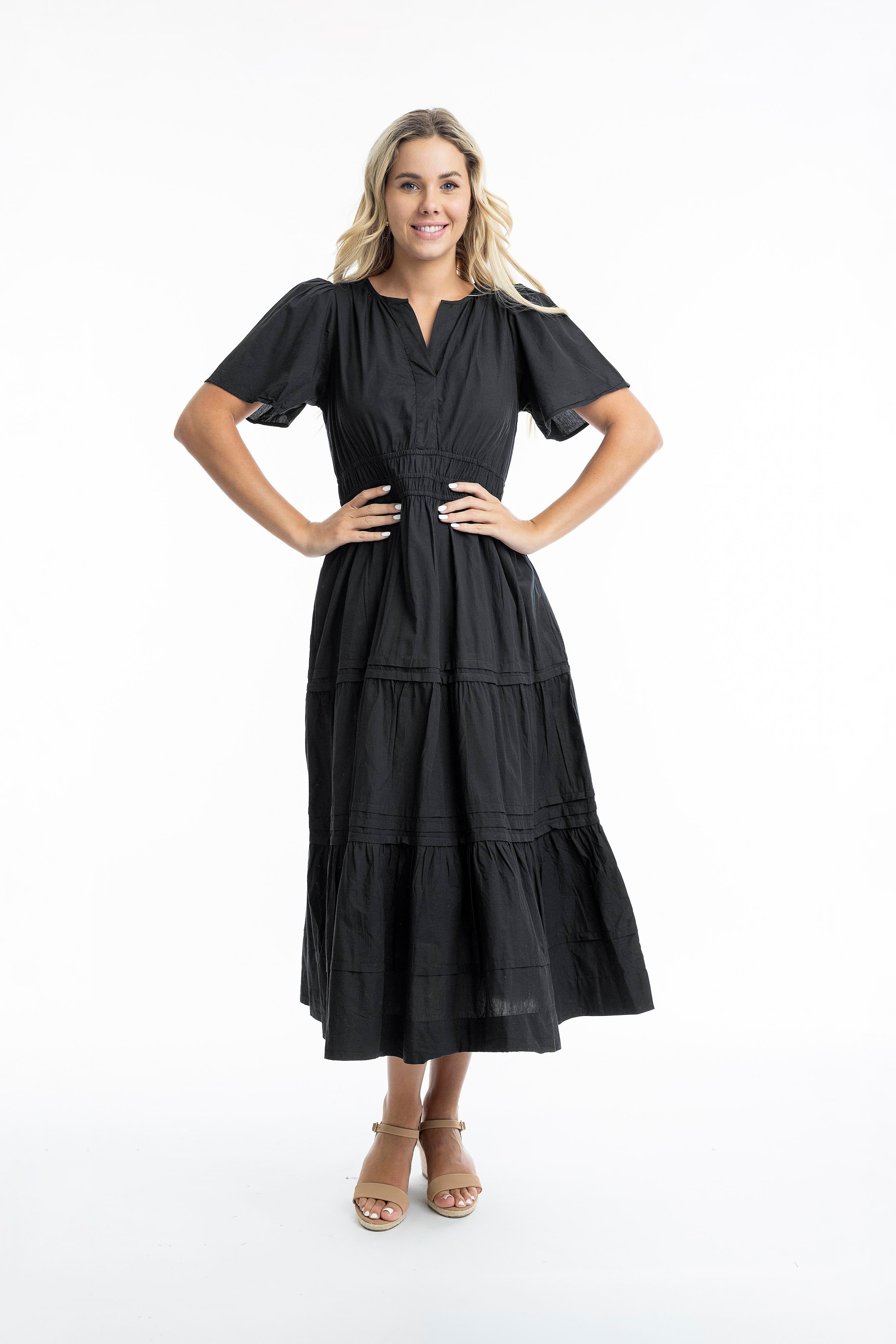 Leninki, Poplin Black