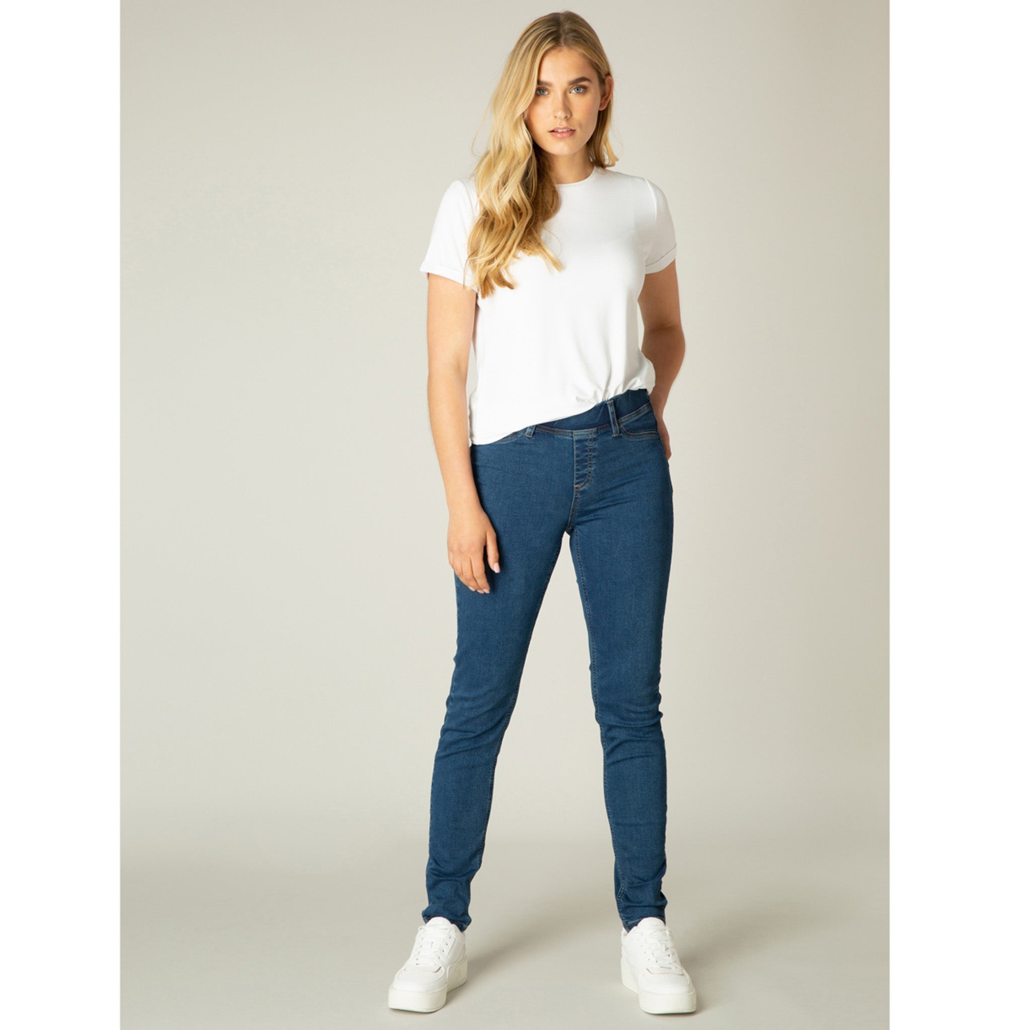 Farkut, Tess Mid Blue Treggings