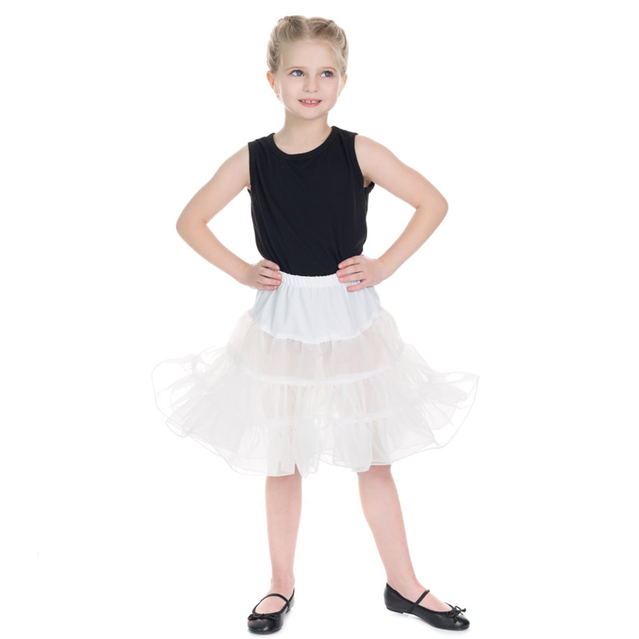 Lasten tyllialushame, White