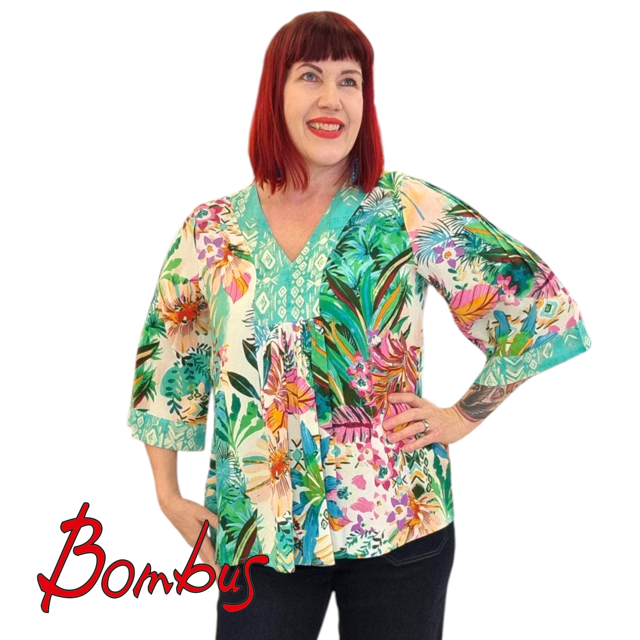 Pusero,  Hanalei Green Print
