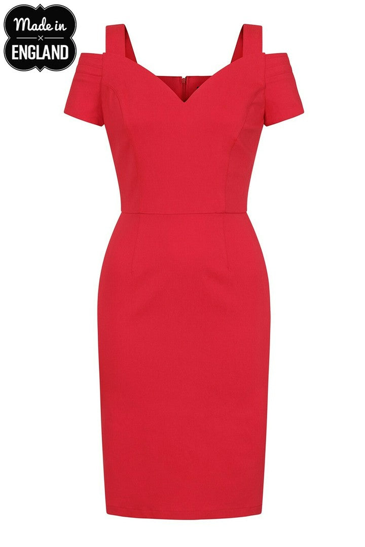 pencil skirt, Helen Red
