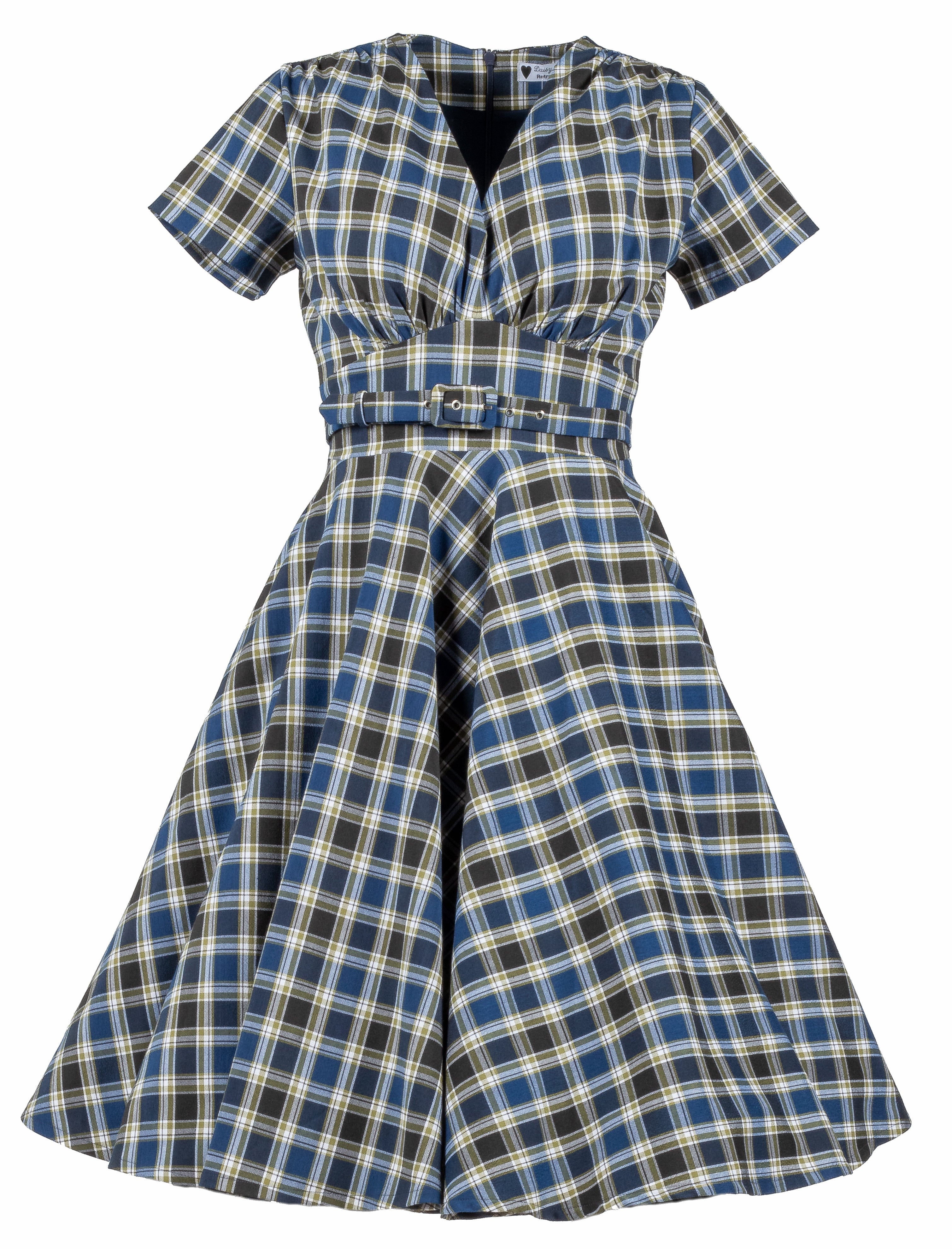 Leninki, Marilyn Checked Blue