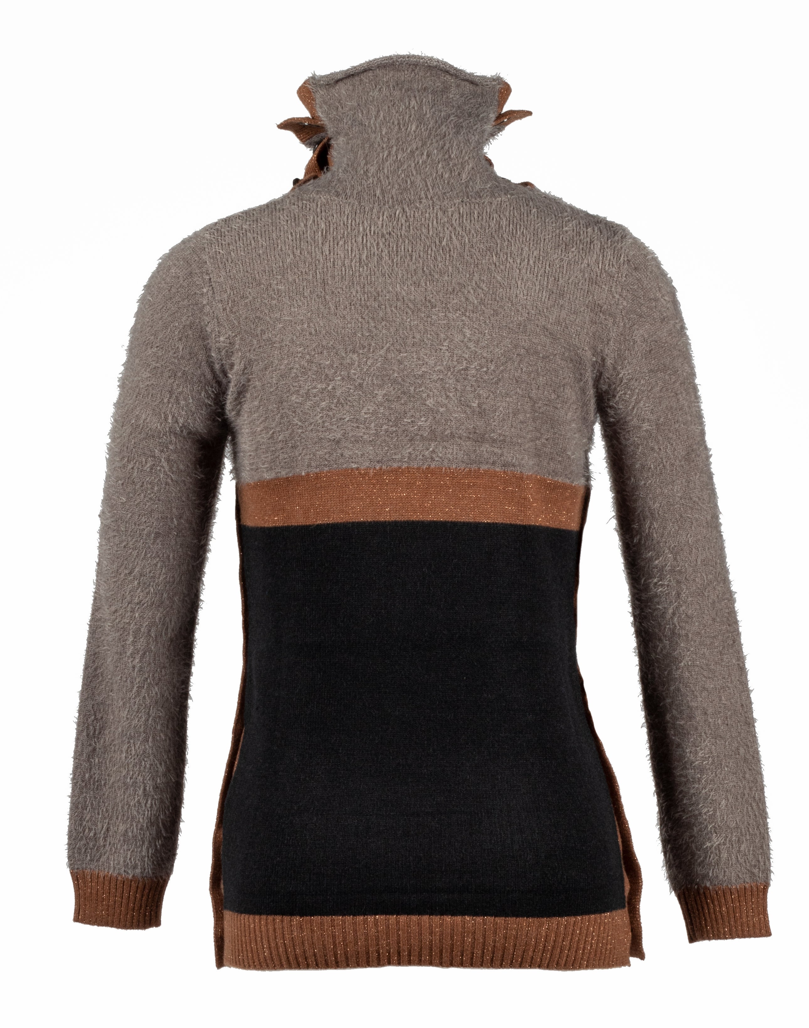Neule, Ashley Grey And Brown