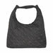 In Wear, musta tikkikankainen hobo laukku. Etukuva. 2