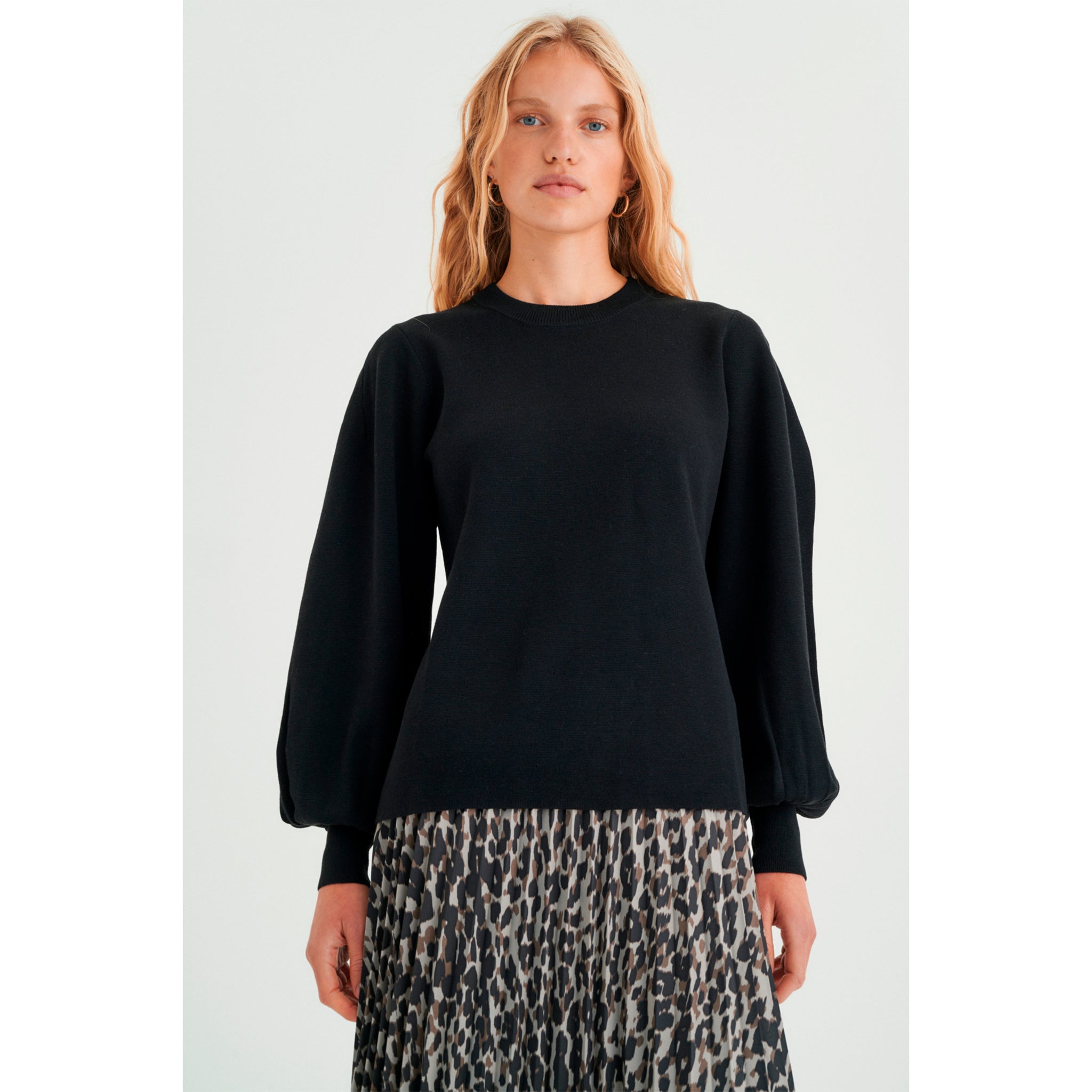 Neule, Sammy Pullover Black