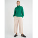 In Wear vihreä neulepoolo Jonna Emerald Green mallin päällä