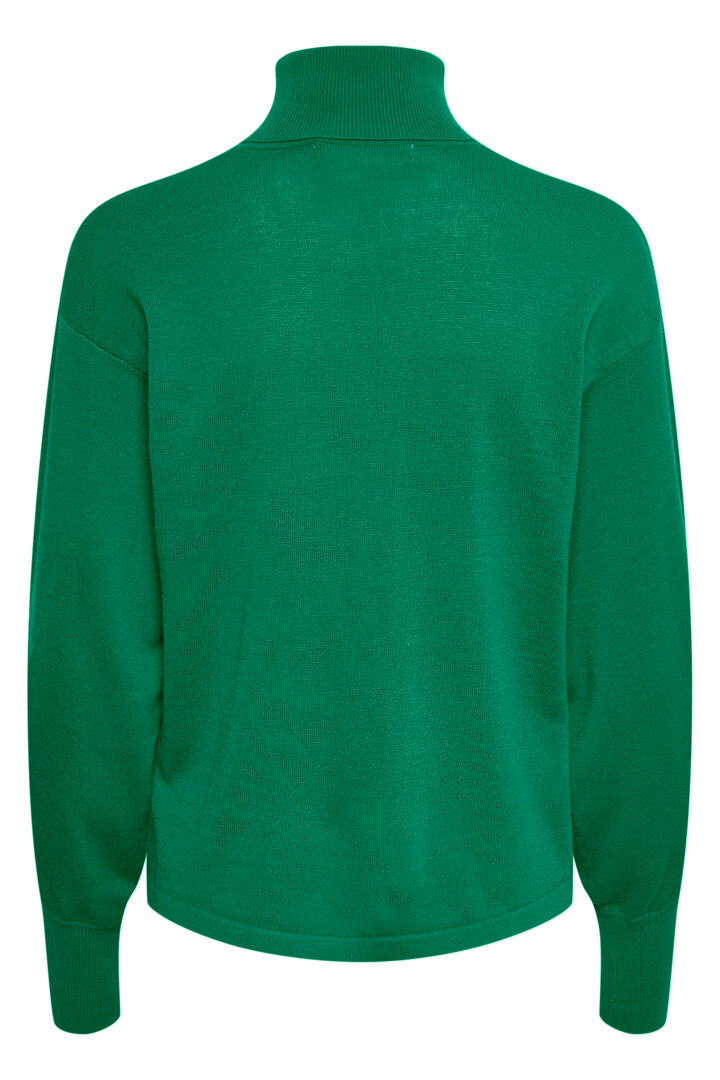 In Wear vihreä neulepoolo Jonna Emerald Green takakuva