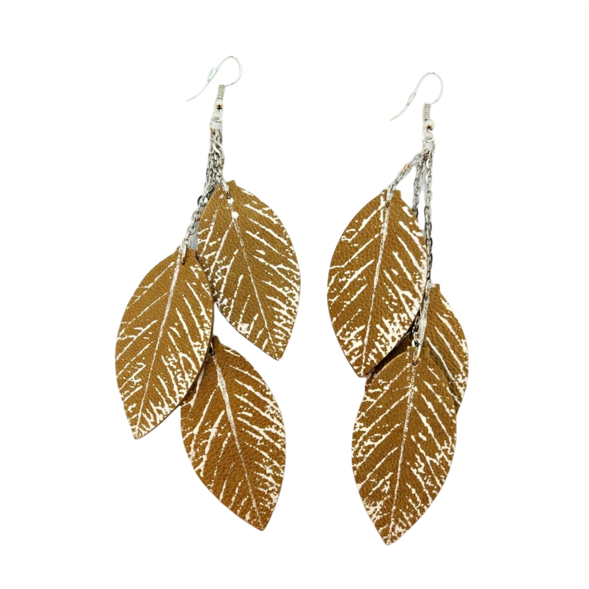 Earrings Triple Rose Garden Nude