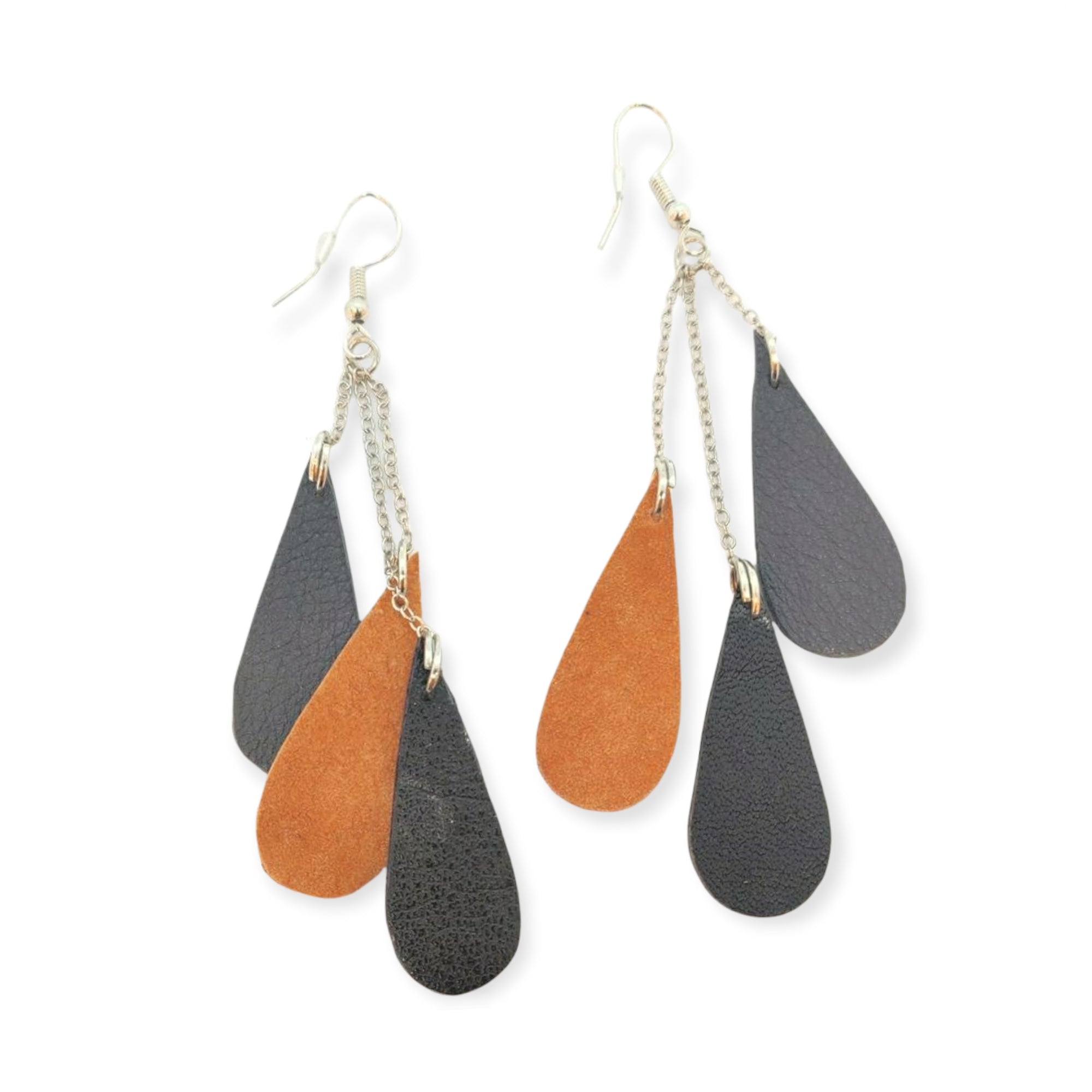 Earrings Rainy Drops Orange