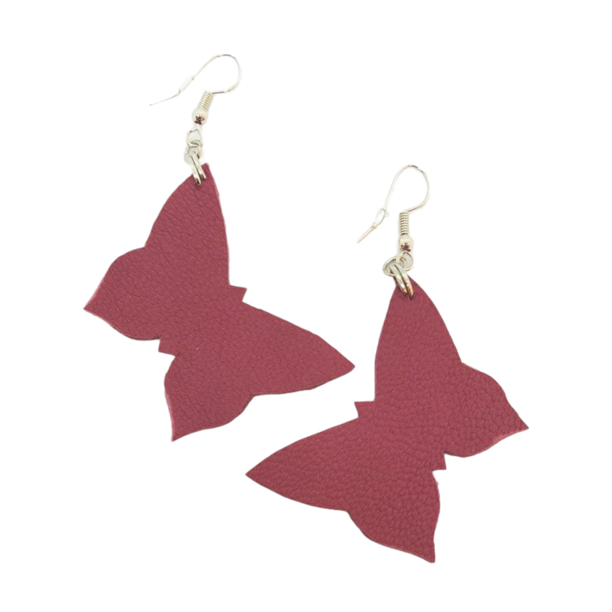 Earrings Butterfly Red