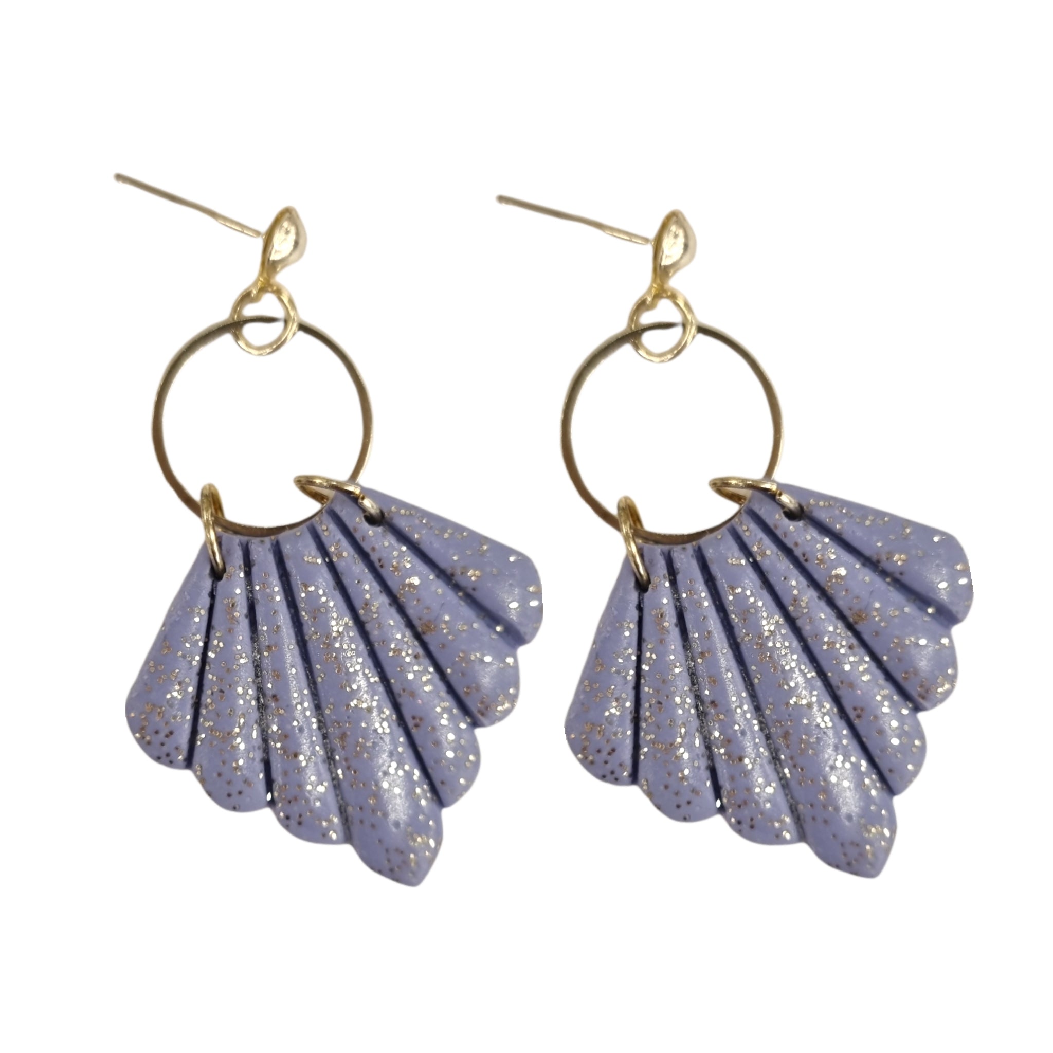 Korvakorut, Shell Lilac With Silver
