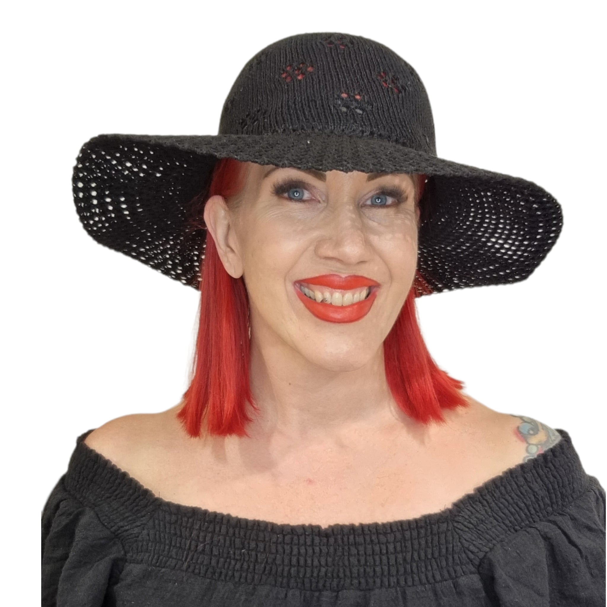 Lierihattu, Lace Black