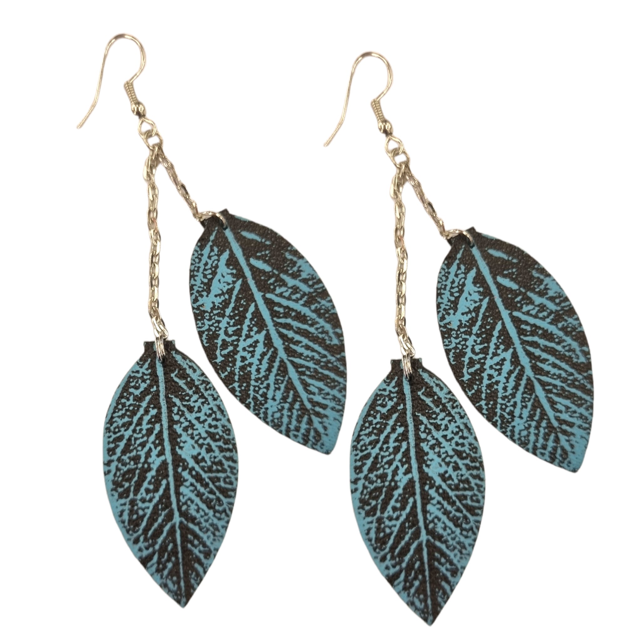 Korvakorut, Double Leaves Turquoise