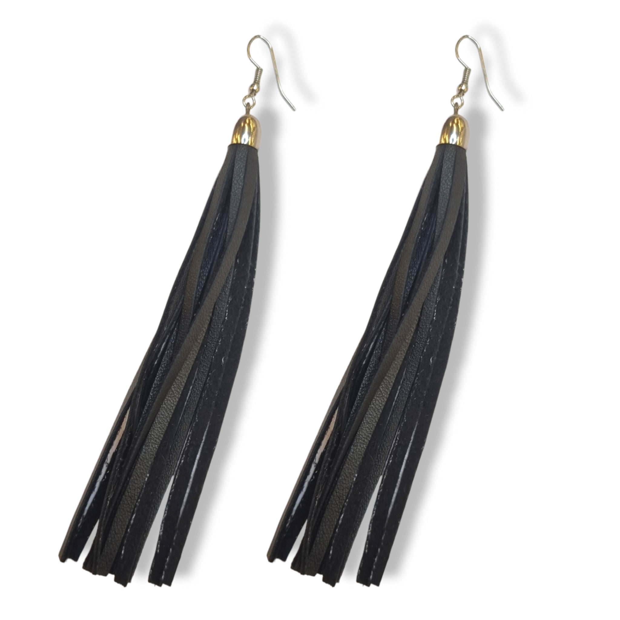Earrings Tassel Black