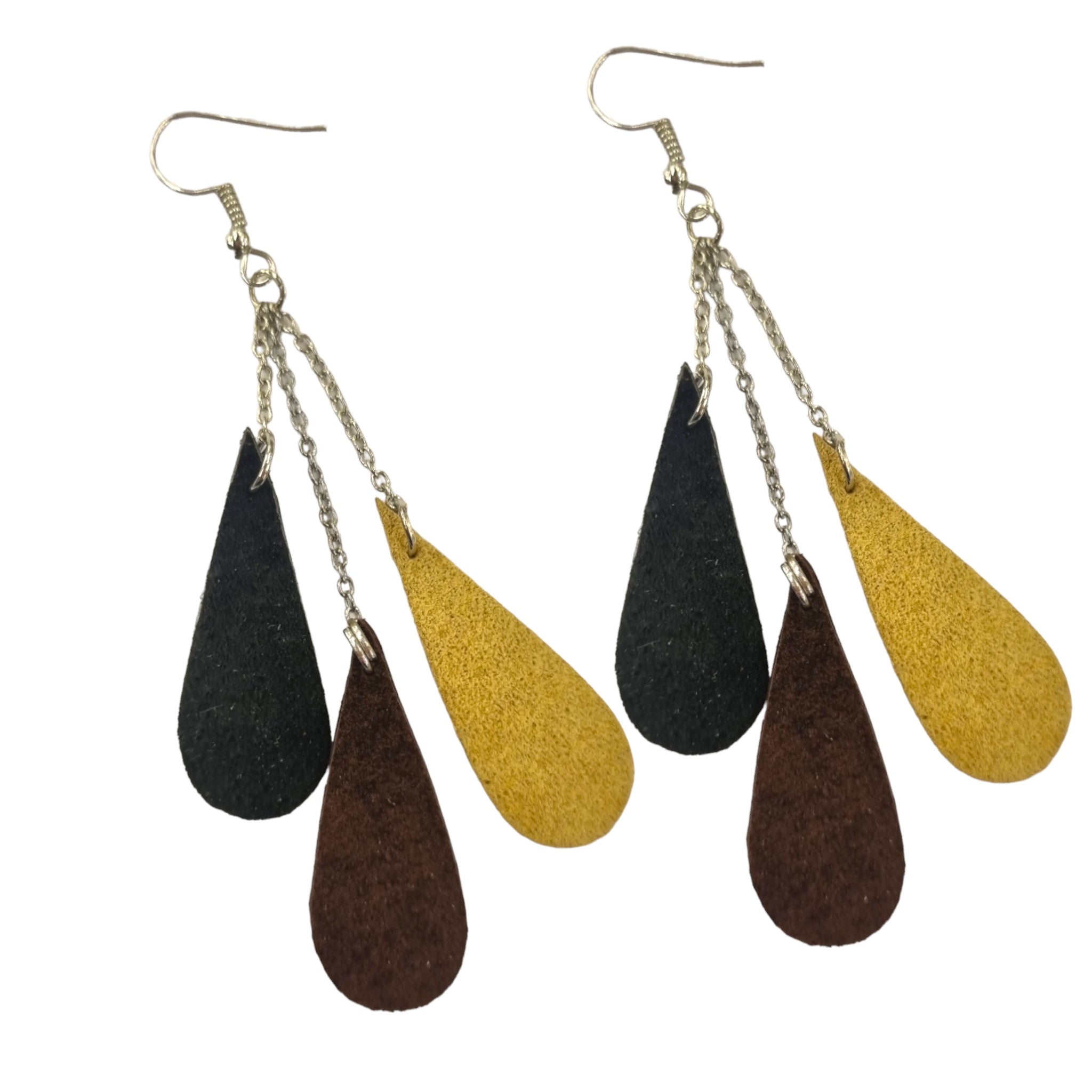 Earrings Rainy Drops Orange