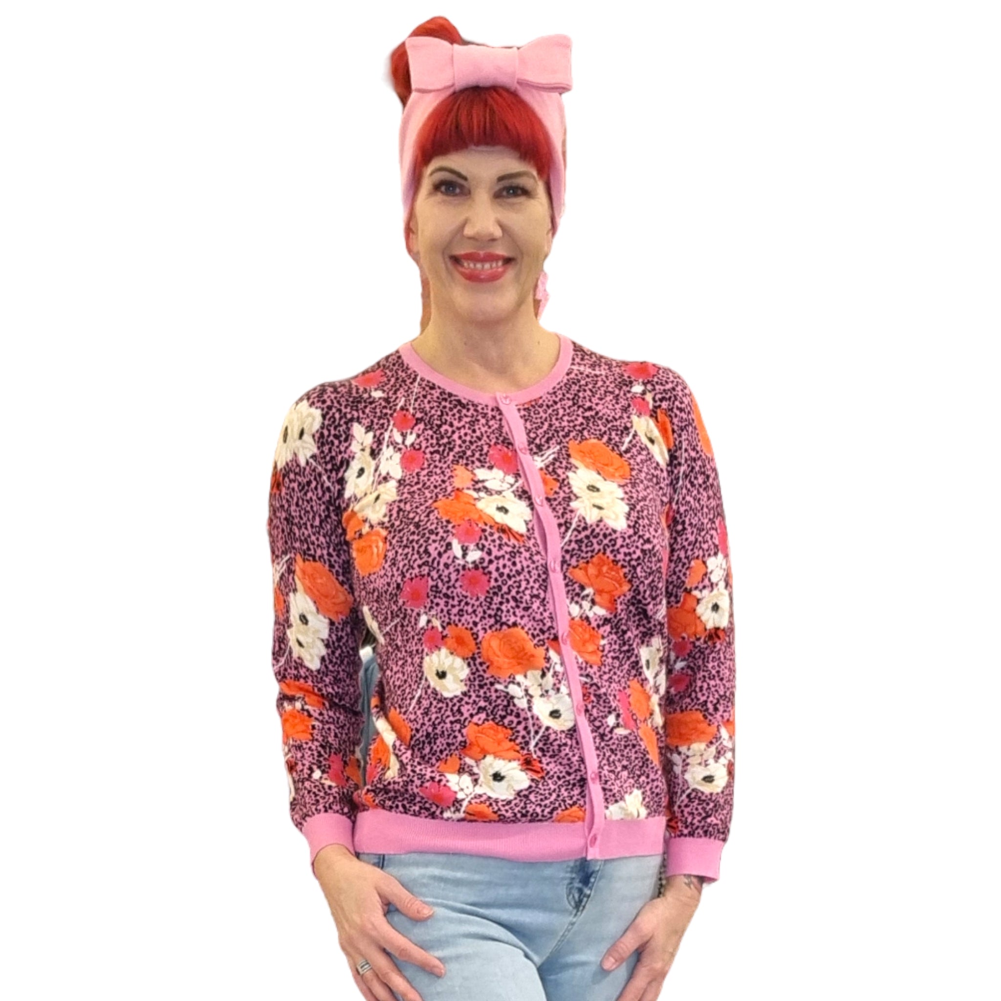 Neuletakki, Ofelia Pink Print