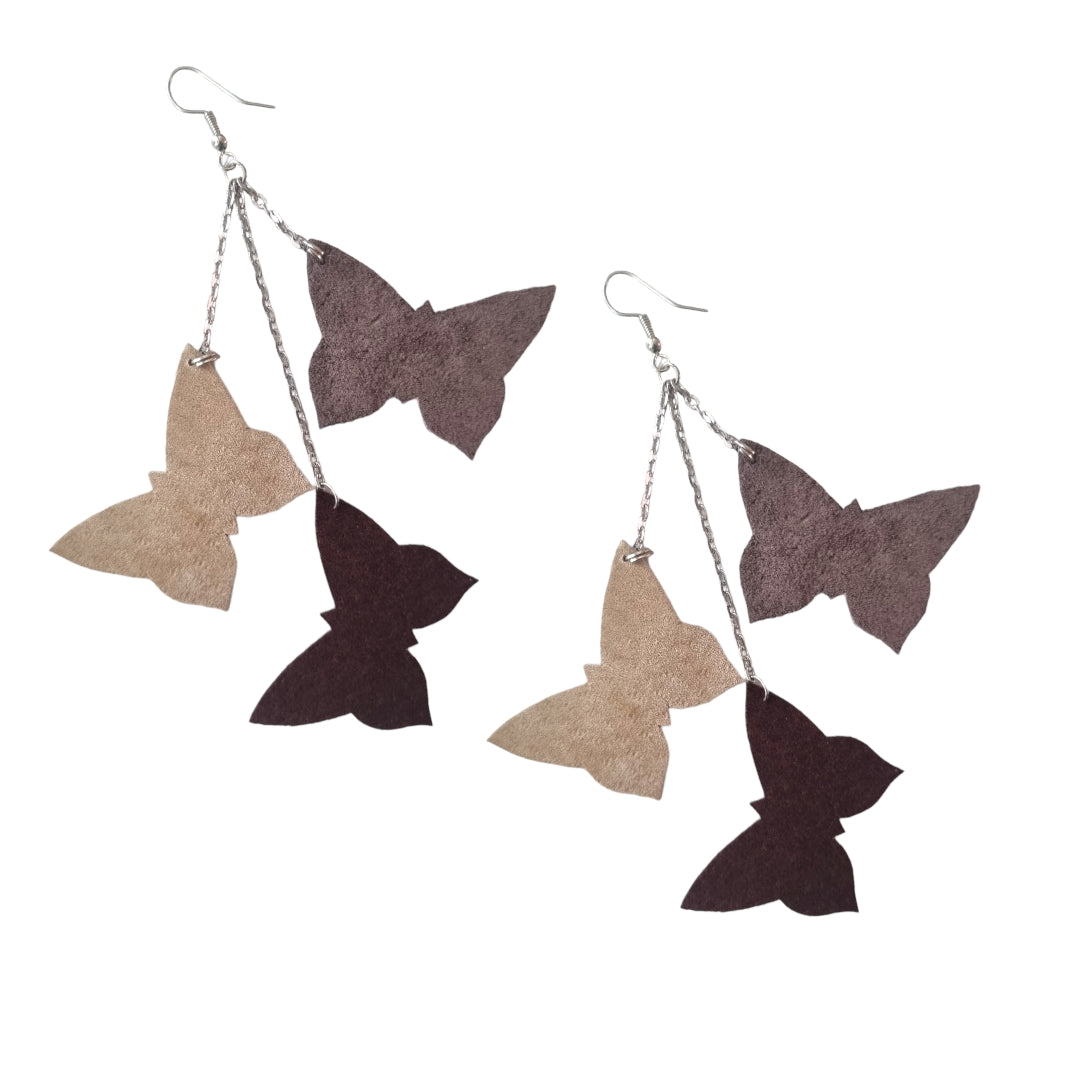 Korvakorut, Butterflies Triple Beige