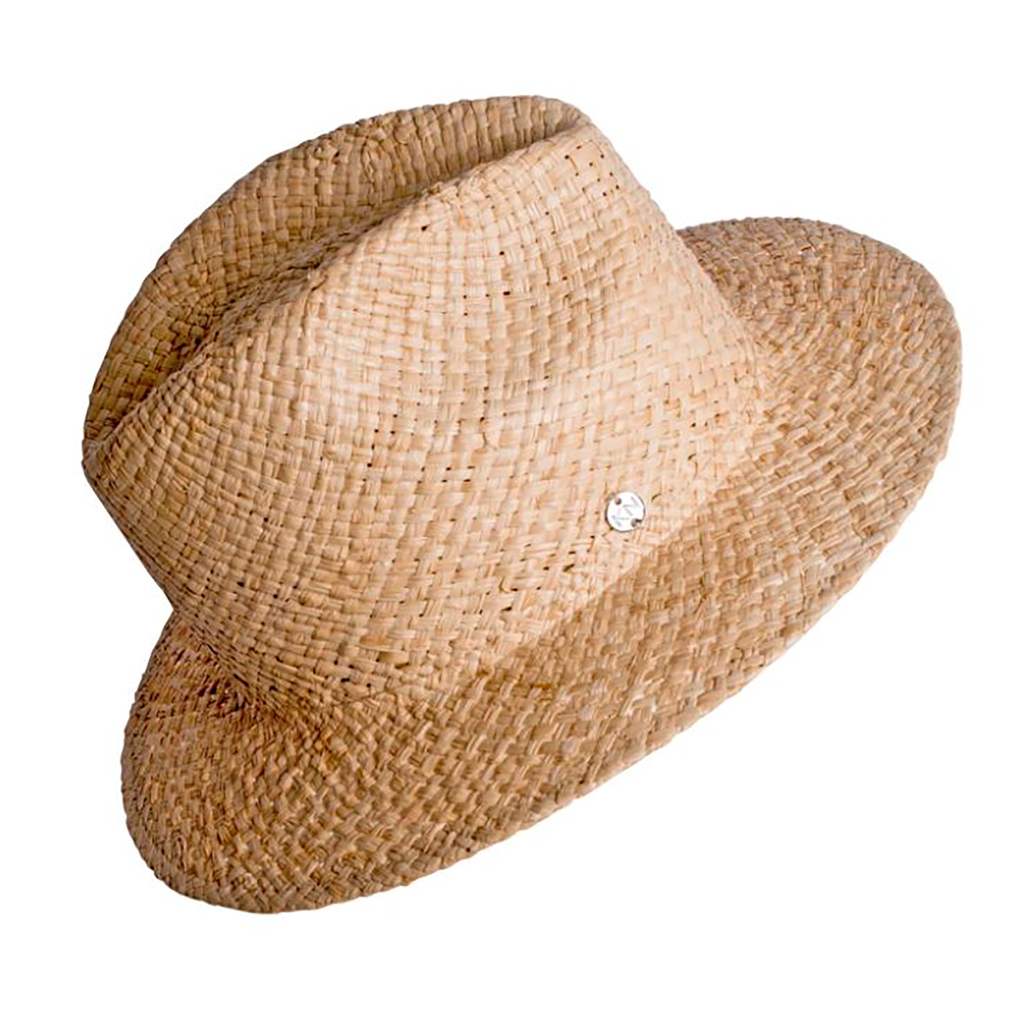 Kati Niemen oljesta punottu, unisex-mallinen lierihattu.