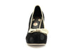 Pumps Platform Block High Heels Angie P Dots Black - Lola Ramona - Bombus