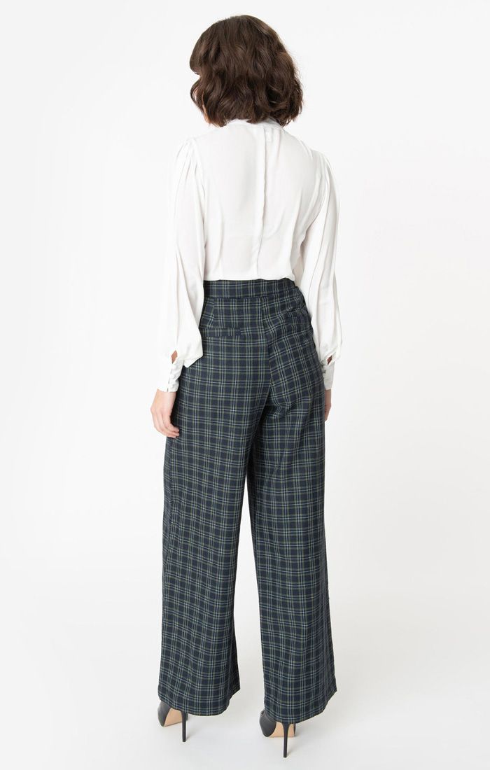 Pants, Ginger Navy & Green