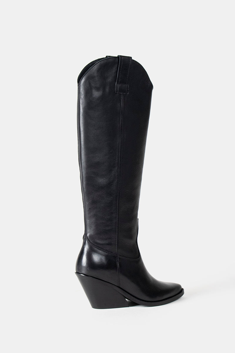 Knee Boots Darla Black - Re:Designed - Bombus