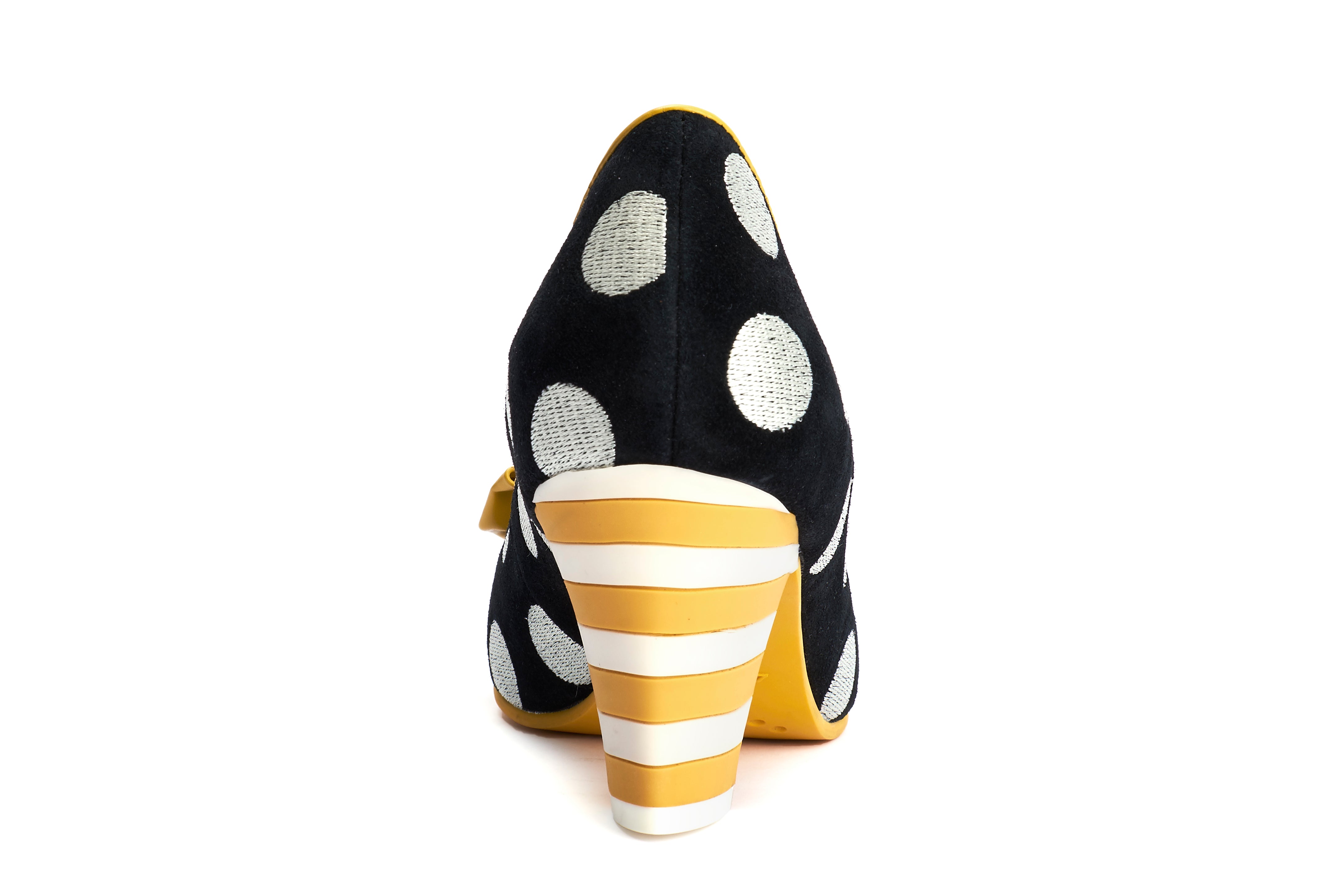Pumps Casual Heels Elsie Yellow Bow - Lola Ramona - Bombus