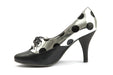 Pumps High Heels Stiletto Dots Silver - Lola Ramona - Bombus