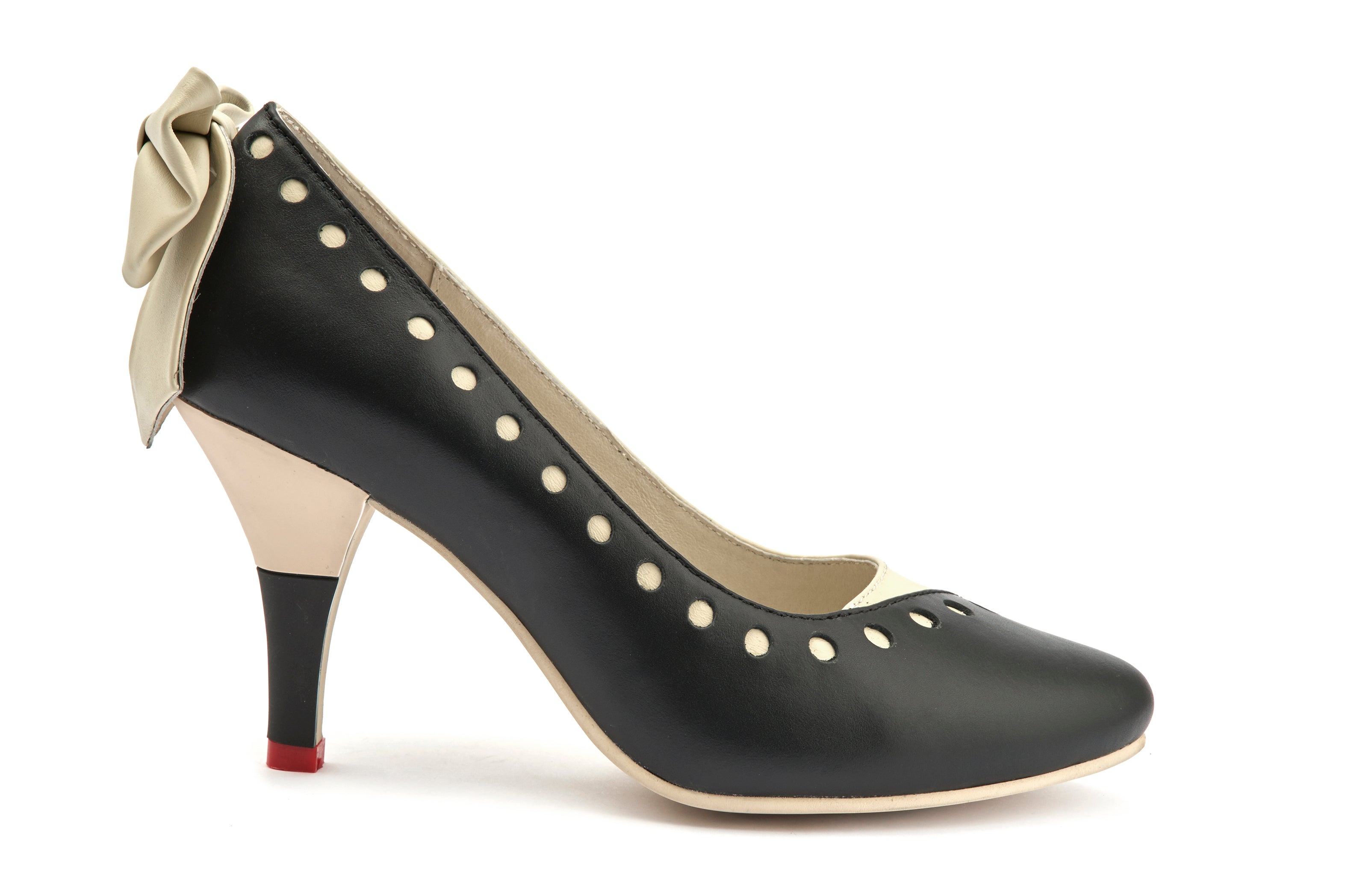 Pumps Fashion High Heels Stiletto Bow - Lola Ramona - Bombus
